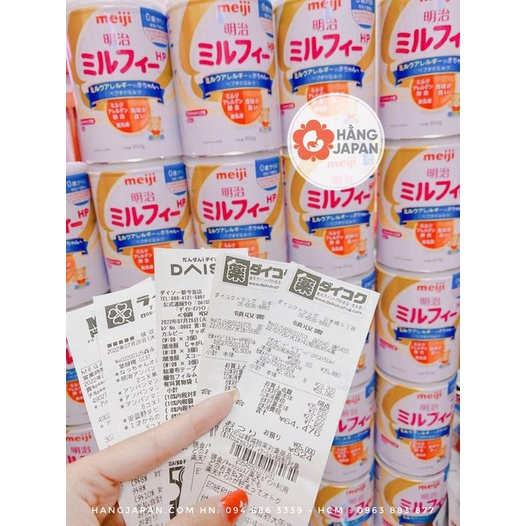 Sữa Meiji Nhật đủ số cho bé từ sơ sinh trở lên hộp 800g nội địa Nhật