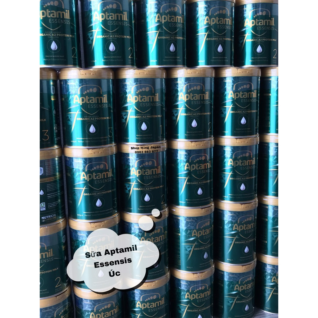 Sữa Aptamil Essensis Organic Úc cho bé từ sơ sinh trở lên hộp 900g - Hàng Nội Địa Date Mới