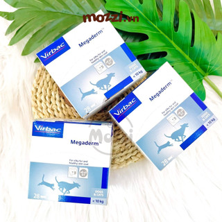 Gel dưỡng da dưỡng lông Megaderm Virbac cho chó mèo Hộp 28 gói