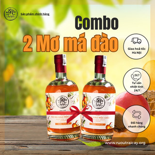 Combo 2 chai rượu mơ mộc châu