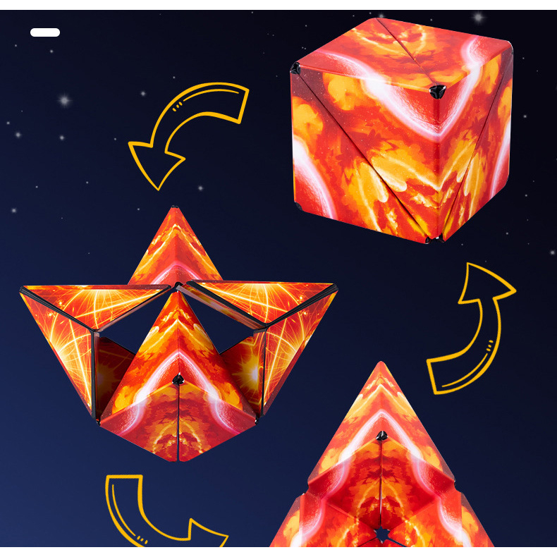 Khối Rubik 3D Từ Tính Nam Châm Có Thể Biến 72 Hình Dạng Thú Vị Cho Bé