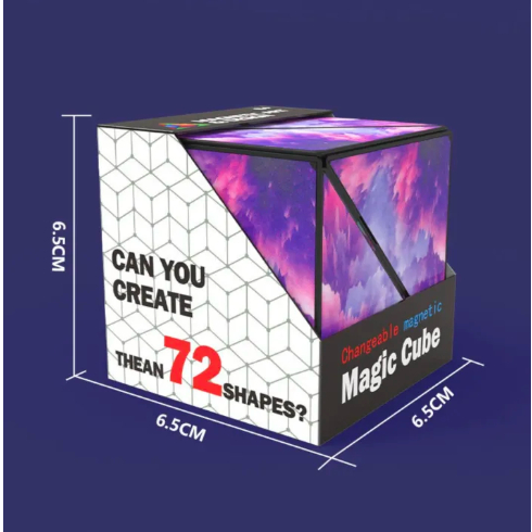 Khối Rubik 3D Từ Tính Nam Châm Có Thể Biến 72 Hình Dạng Thú Vị Cho Bé