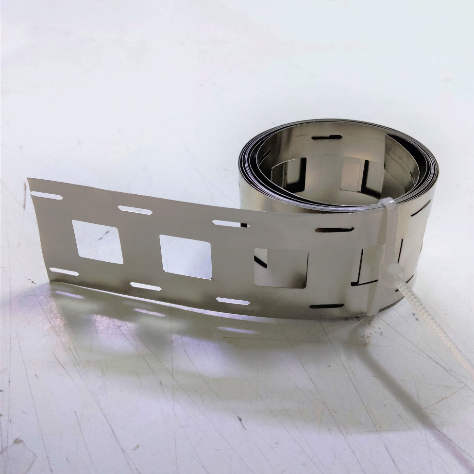 Kẽm đôi và kẽm đơn mạ niken dùng đóng pin Lithium  Thép hàn pin 18650, 26650, 32650...