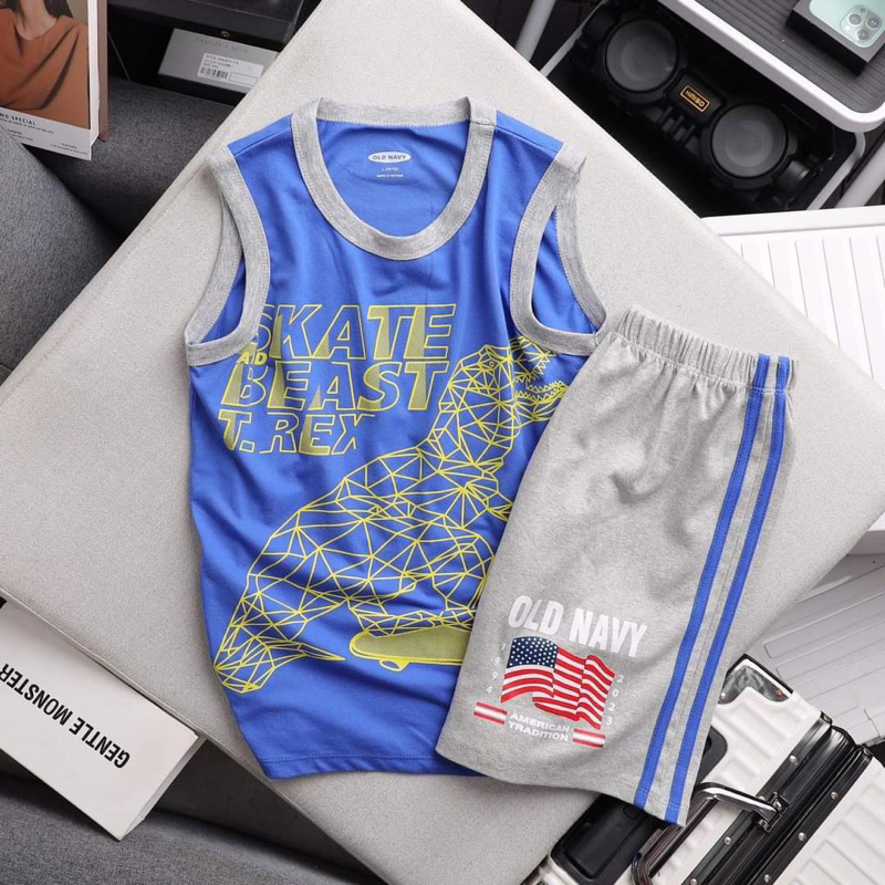 Bộ Đại Ba Lỗ Bé Trai Thun Cotton VNXK