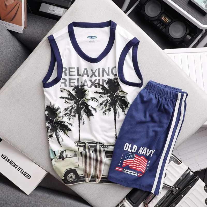 Bộ Đại Ba Lỗ Bé Trai Thun Cotton VNXK
