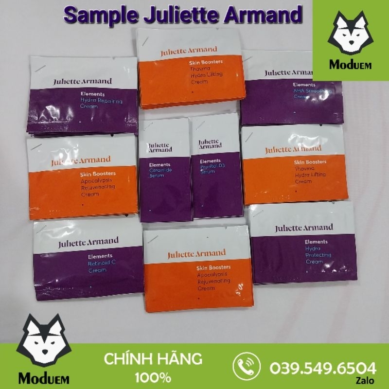 Sample Juliette Armand - Tổng hợp các mẫu thử Juliette Armand các loại