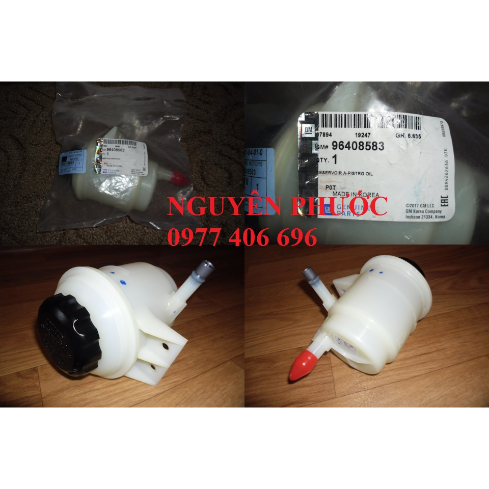 Bình dầu trợ lực lái DEAWOO LANOS - Hàng xịn GM: 96408583