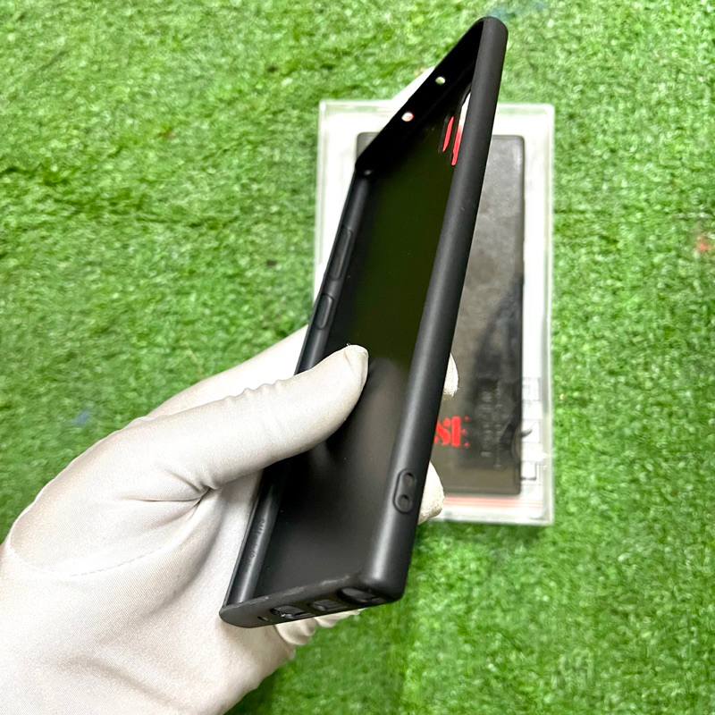 Ốp Lưng Samsung Note 10 Plus Da Đen Trơn Đơn Giản Cao Cấp KST Design