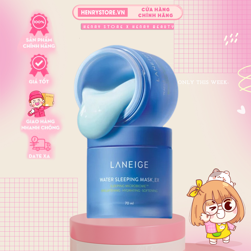 Mặt nạ ngủ cấp nước Laneige Water Sleeping Mask EX 70ml