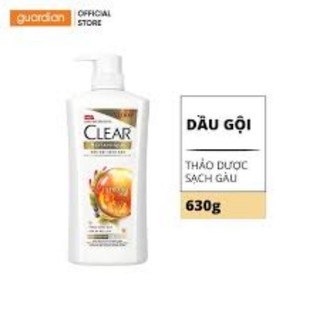 Dầu gội sạch gàu thảo dược clear 630g