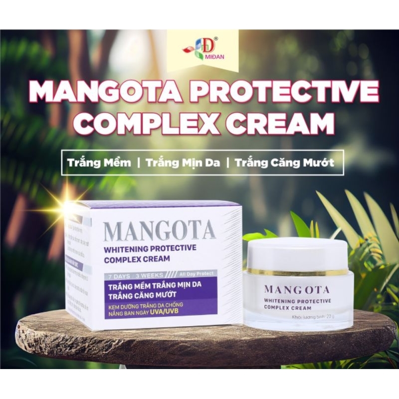Kem Dưỡng Trắng Da Chống Nắng Ban Ngày MANGOTA Trắng 20g