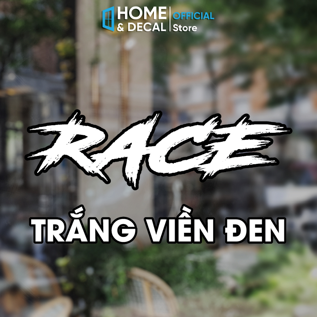 Tem Dán Xe Máy Race, Decal Trang Trí Xe Máy, Sticker Dán Các Vị Trí Trên Xe, Chất Liệu Decal Ô Tô Chịu Nắng Chống Nước