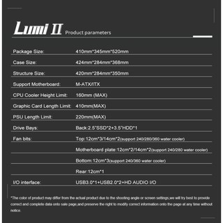 Vỏ Case SEGOTEP LUMI II BLACK