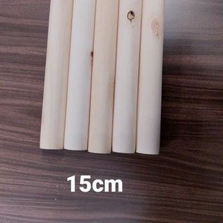 Thanh Gỗ Tròn Macrame Dài 15cm