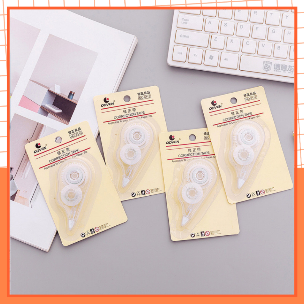 Bút Xoá Kéo Phong Cách Muji Nhật Bản, Đơn Giản Tiện Lợi - MEKI Văn Phòng Phẩm