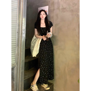 ĐẦM THUN MIDI HOA NHÍ ( kèm ảnh thật)