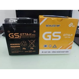 Ắc quy khô gs gt7a dylan, sh ý sh 125, 150, lead cũ, scr, @ a còng piaggio libetty i,e