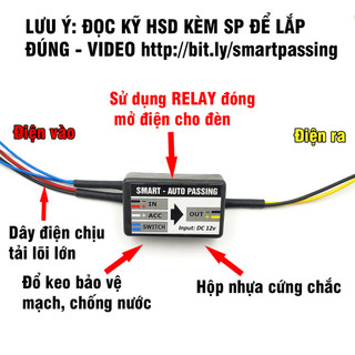 Mạch passing 3S loại 2 đèn trợ sáng