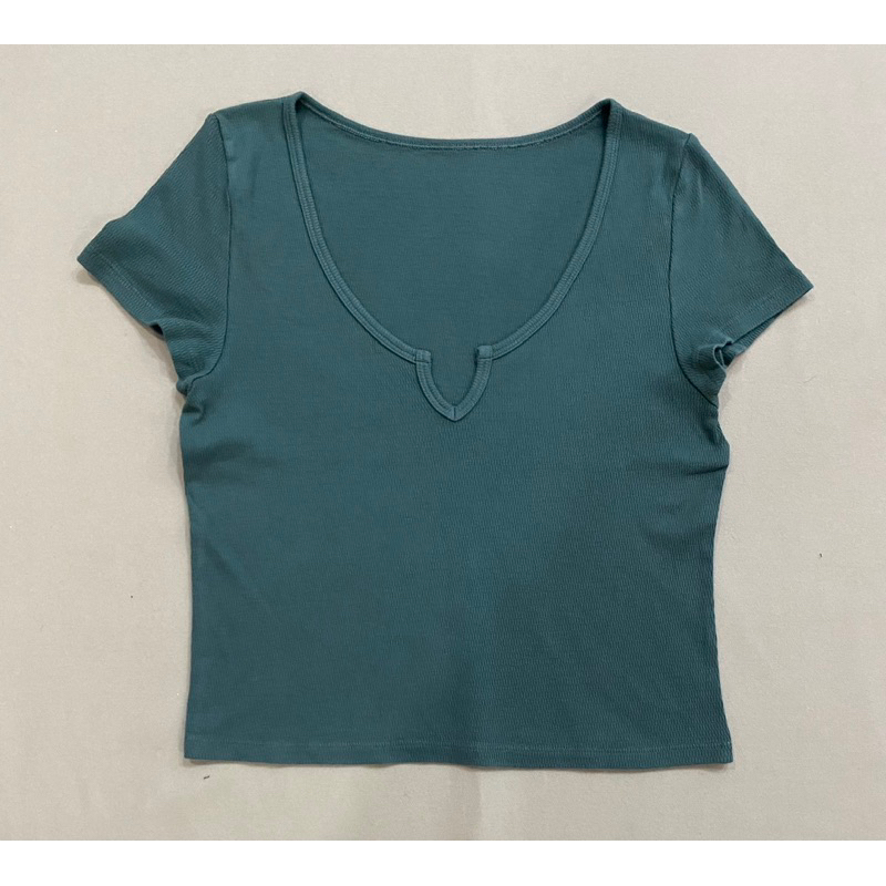 Áo croptop thun mè gân woat - Thanh lý vnxk