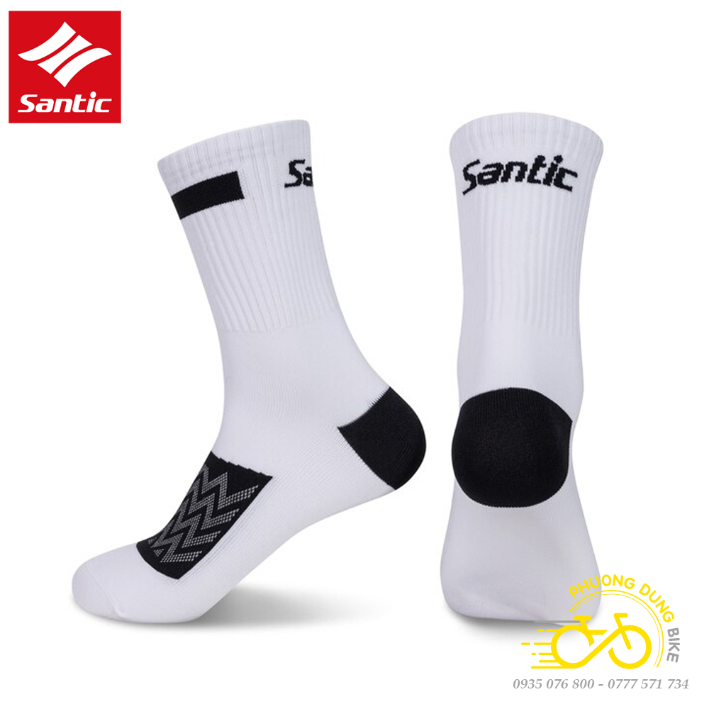 Tất  chân thể thao đi xe đạp SANTIC K3P146