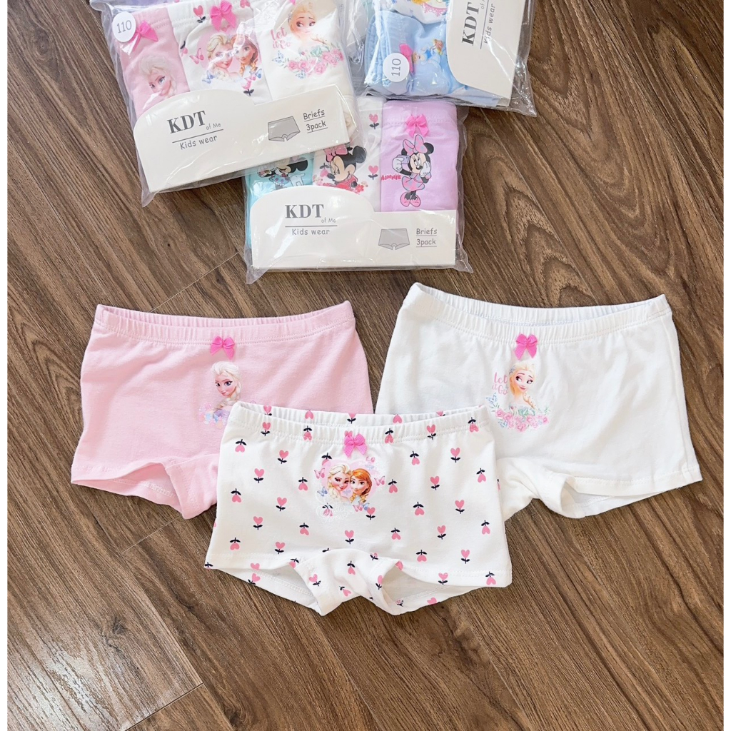 Set quần chip đùi bé gái sz 100-150