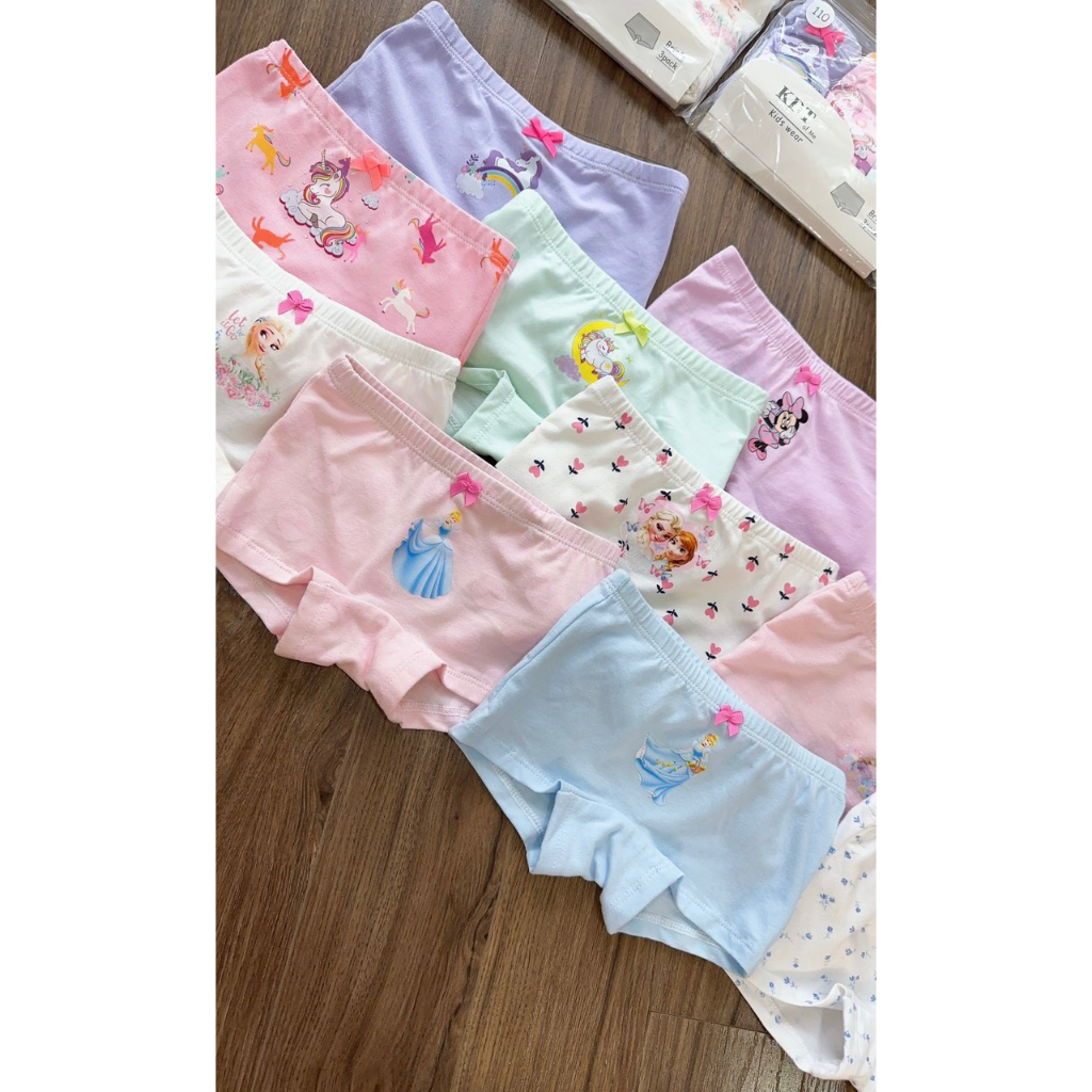 Set quần chip đùi bé gái sz 100-150