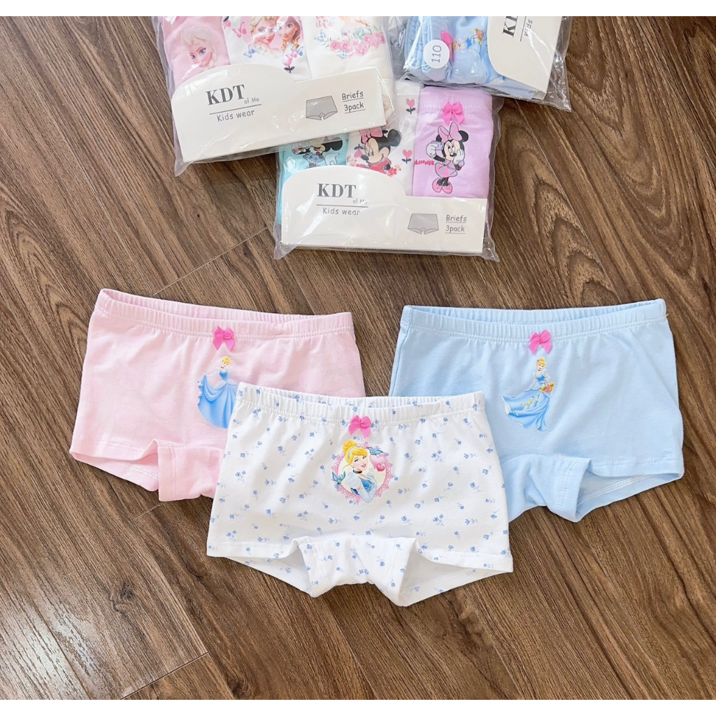Set quần chip đùi bé gái sz 100-150