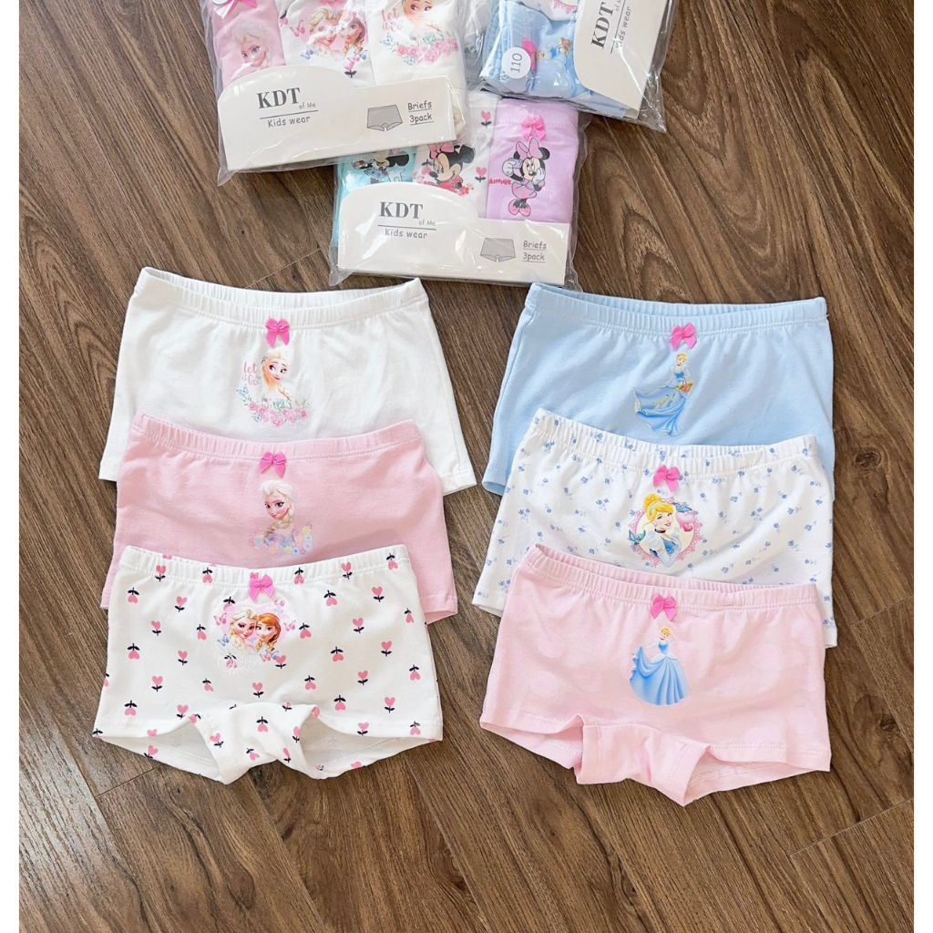 Set quần chip đùi bé gái sz 100-150