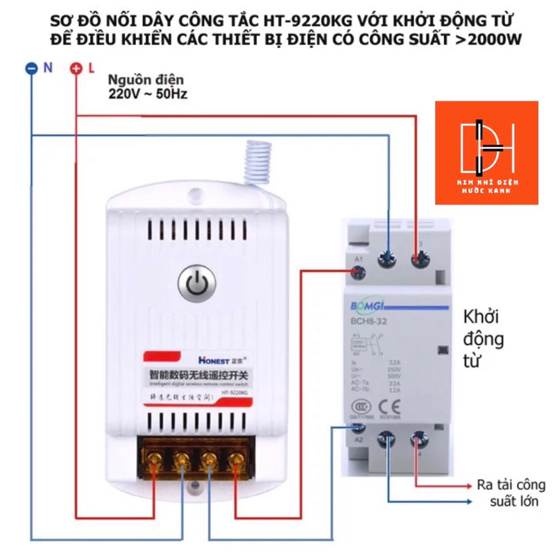 Công tắc bộ điều khiển thiết bị điện Honest HT-9220kg Phiên bản (mới Nhất)