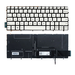 Bàn phím laptop Dell XPS 13 7390 9305 9370 9380, XPS 7390, XPS 9305, XPS 13 9370, 13 9380 BẠC (CÓ ĐÈN)