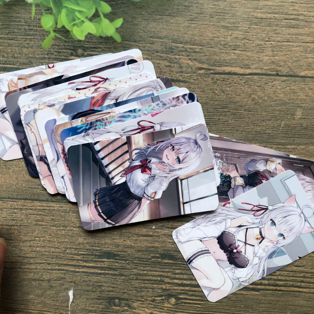 Card ảnh bo góc 2 mặt và 1mặt in theo yêu cầu anime manga miku genshin impact blue lock muichirou kimetsu no yaiba sanju