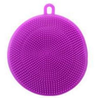 1 Miếng Rửa Bát Silicon , Miếng rửa chén bát silicon , Có Quai Treo.)