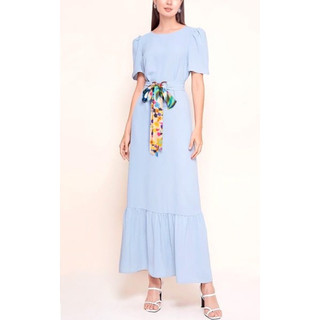 BEUCLOSET - Đầm thiết kế maxi kèm đai dây cột 3 màu