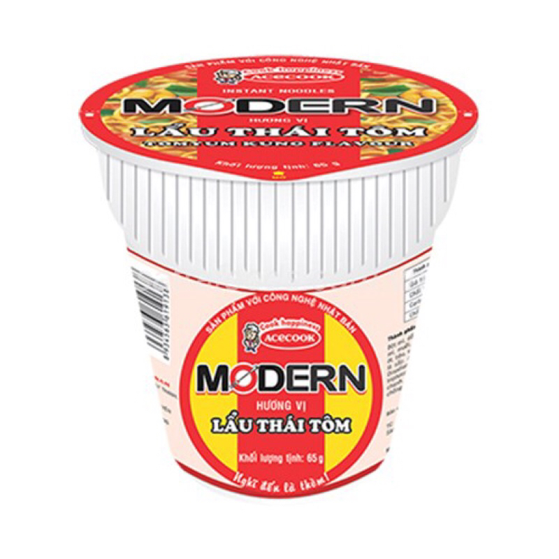 Mì ly lẩu thái tôm chua cay Modern