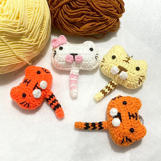 Móc khóa hổ mèo móc len đáng yêu handmade/cute cat tiger crochet handmade wool