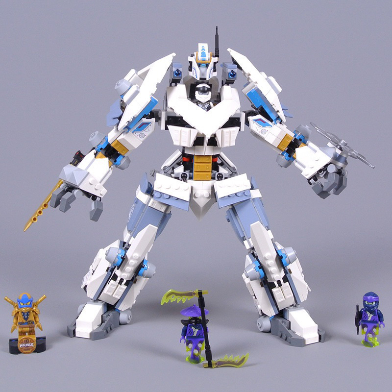 Mô hình lắp ráp Ninjago Robot chiến giáp hợp thể Zane's Titan.