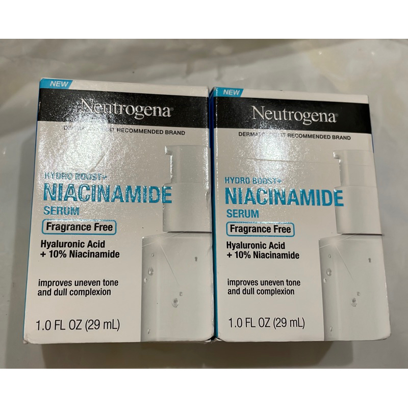 SERUM cải thiện và làm sáng đều màu da Neutrogena Hydro Boost Hyaluronic Acid + 10% NIACINAMIDE