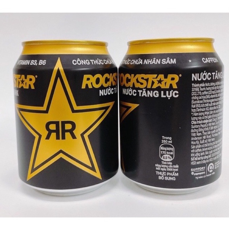 Nước tăng lực Rockstar 250ml