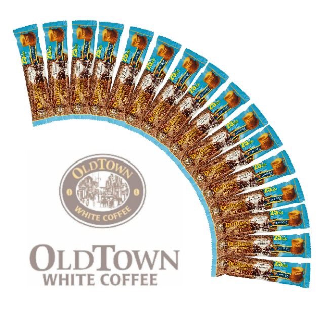 Cà Phê Trắng OLDTOWN WHITE COFFE Malaysia - Tặng Trà Sữa Milk Tea Oldtown Gói Lẻ 40gram