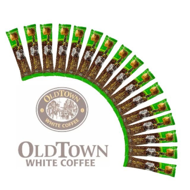 Cà Phê Trắng OLDTOWN WHITE COFFE Malaysia - Tặng Trà Sữa Milk Tea Oldtown Gói Lẻ 40gram