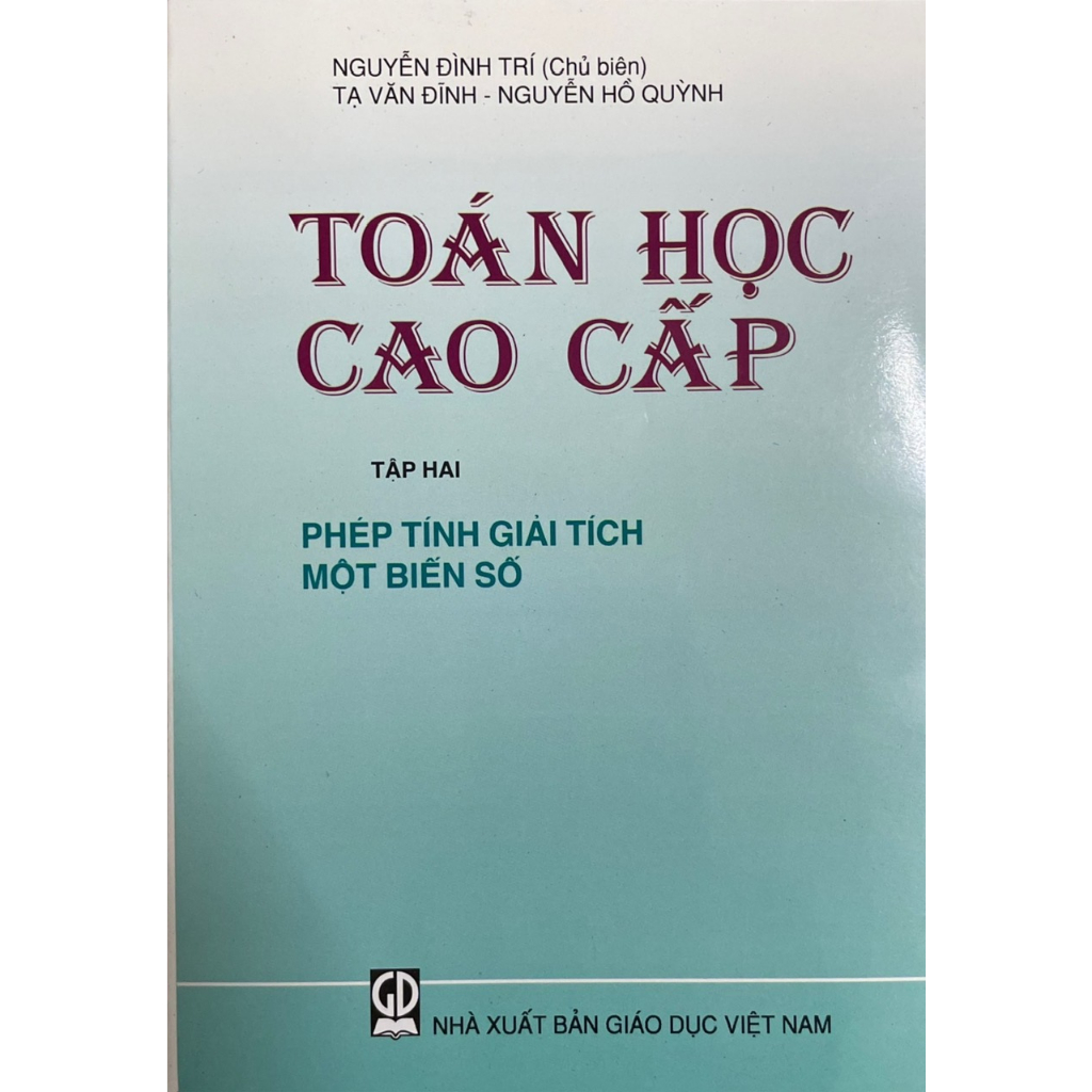 Sách - Combo 2 cuốn Toán Cao Cấp Tập 2 + Bài Tập