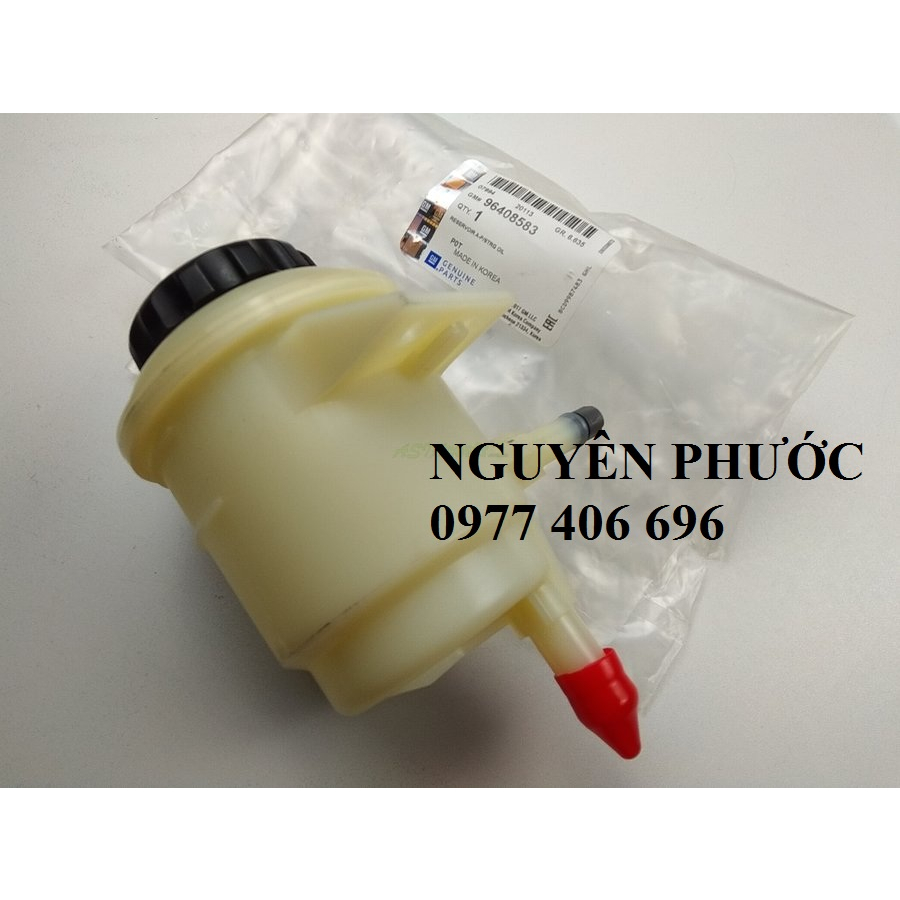 Bình dầu trợ lực lái DEAWOO LANOS - Hàng xịn GM: 96408583