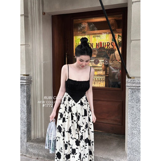 Váy 2 Dây Pha Chân Váy Hoa Linh Hoàng