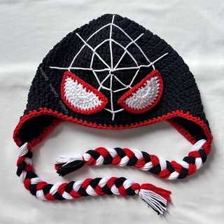 Nón người nhện - spiderman hat - spiderman beanie , nón len dune_crochet