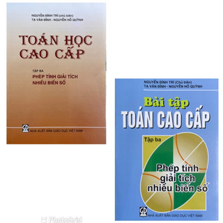 Sách - combo 2 cuốn toán cao cấp tập 3 + bài tập