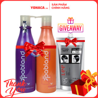 Cặp Dầu Gội Xả Pabland Mềm Mượt Chống Rụng 750ml