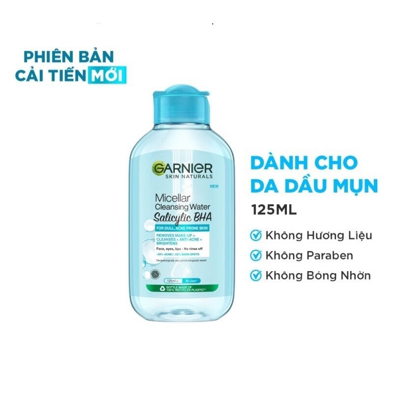 Nước tẩy trang garnier 125ml