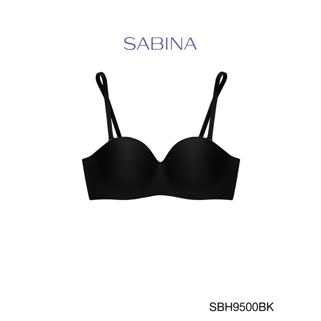 Áo Lót Cúp Ngang Mút Dày Vừa Không Gọng Màu Trơn Soft Doomm Body Bra By Sabina SBH9500