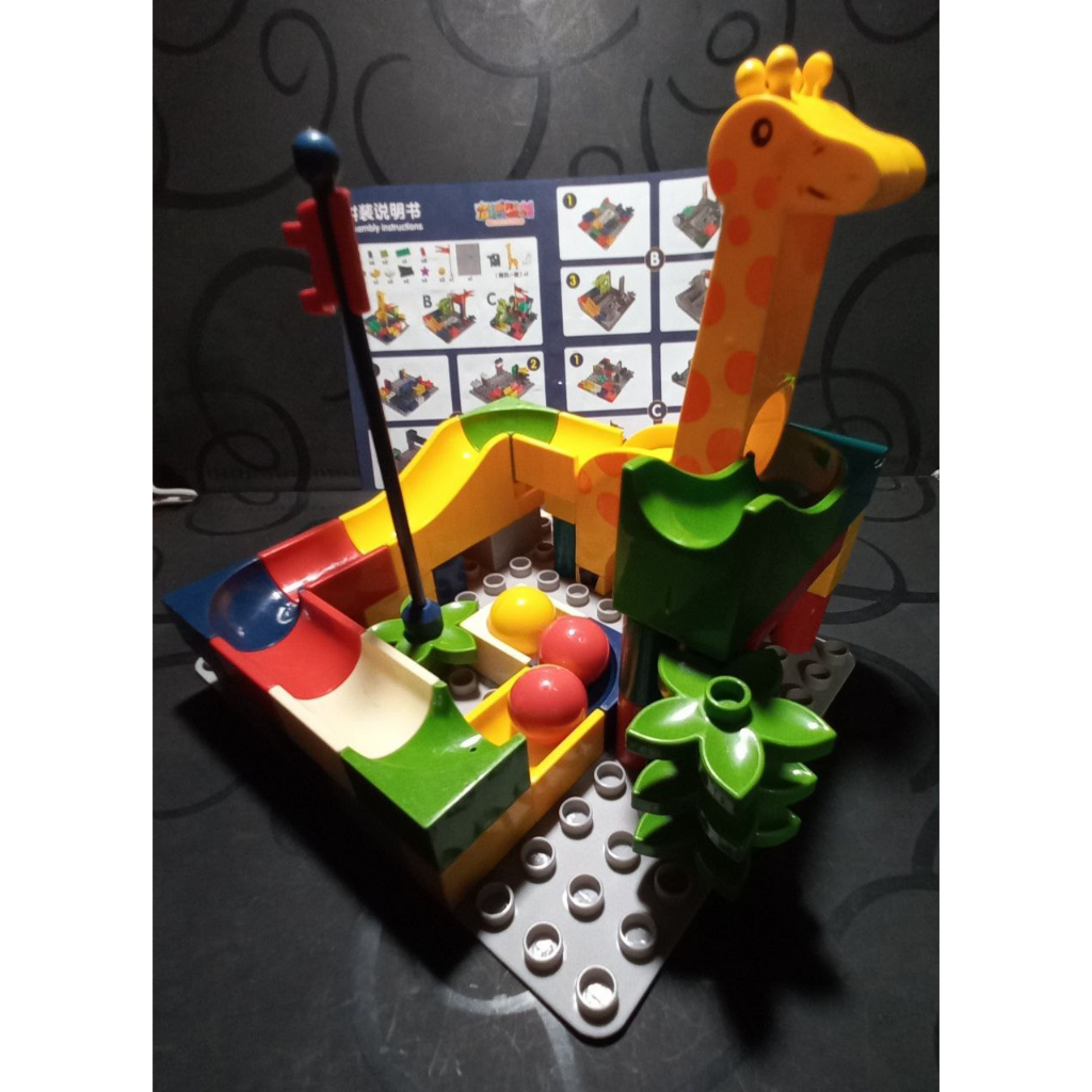 Đồ Chơi Xếp Hình Cho Bé Luckykid, Đồ Chơi Giáo Dục Lắp Ráp Lego Cầu Trượt Thả Bi, Lắp Ráp Đường Ống 07016