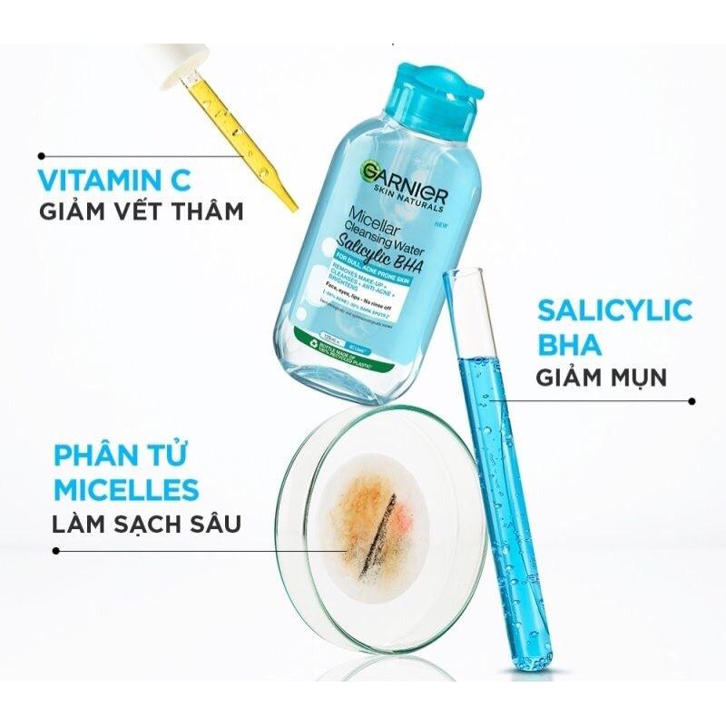 Nước tẩy trang garnier 125ml